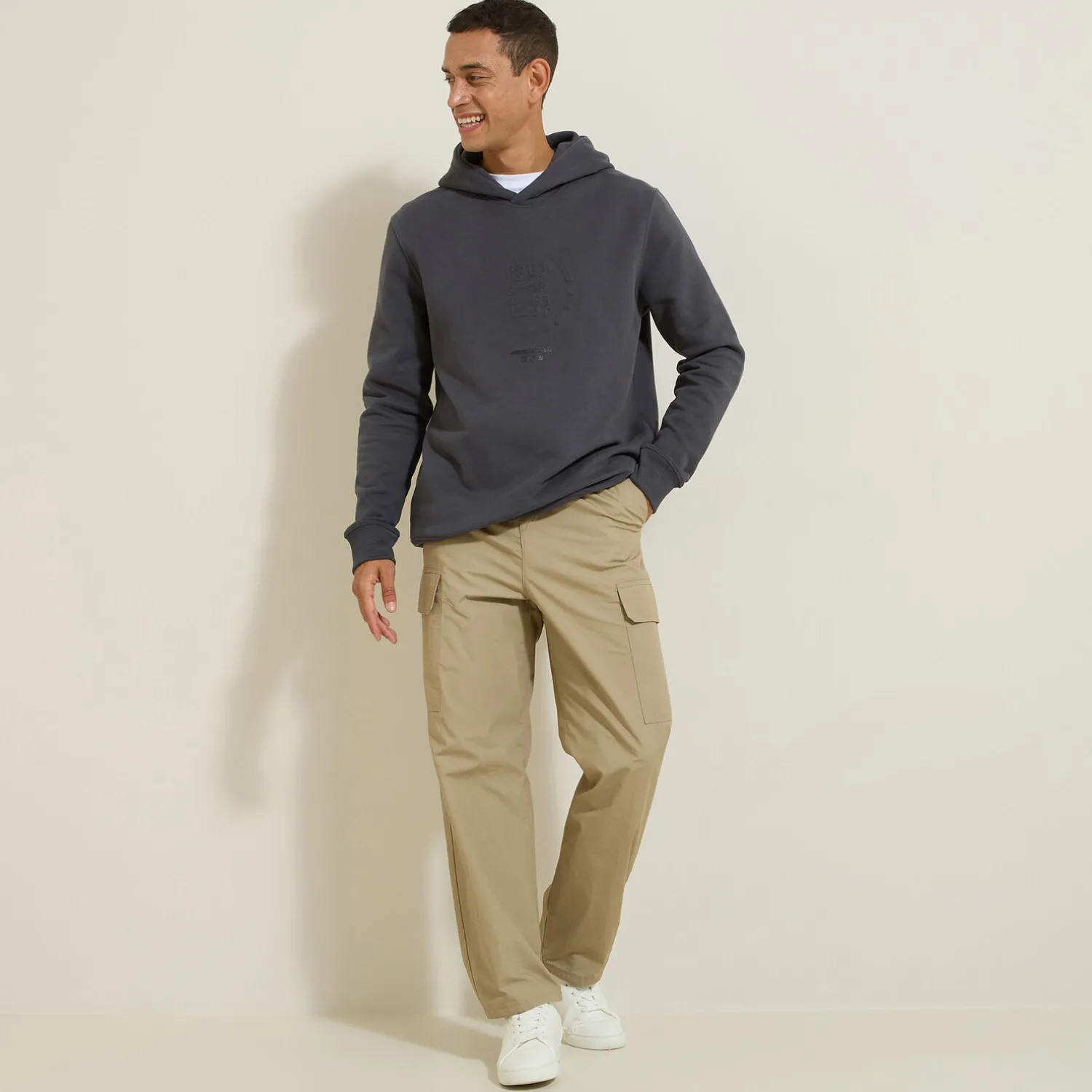 Jules Sweat à capuche animation reliefée- Sweat