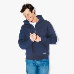 Jules Sweat à capuche col zippé- Sweat