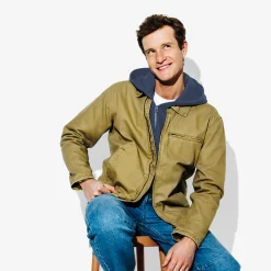 Jules Sweat à capuche col zippé- Sweat