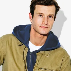 Jules Sweat à capuche col zippé- Sweat