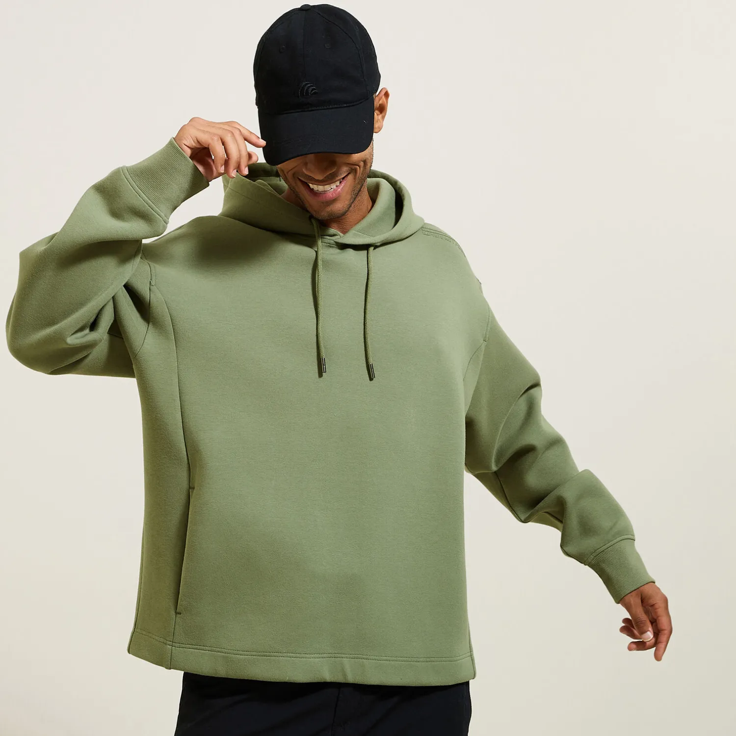 Jules Sweat à capuche oversize bas droit- Sweat