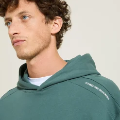 Jules Sweat à capuche oversize imprimé capuche et dos- Sweat