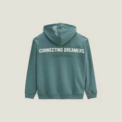 Jules Sweat à capuche oversize imprimé capuche et dos- Sweat