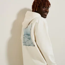 Jules Sweat à capuche oversize imprimé devant et dos- Sweat