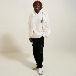 Jules Sweat à capuche oversize imprimé devant et dos- Sweat