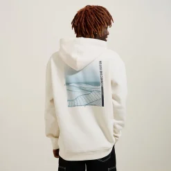 Jules Sweat à capuche oversize imprimé devant et dos- Sweat