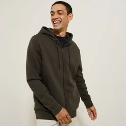 Jules Sweat à capuche zippé uni- Sweat