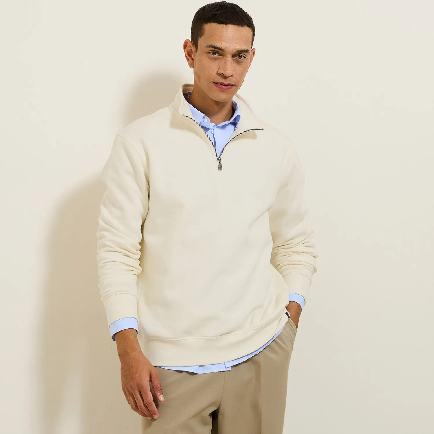 Jules Sweat à col montant zippé- Sweat