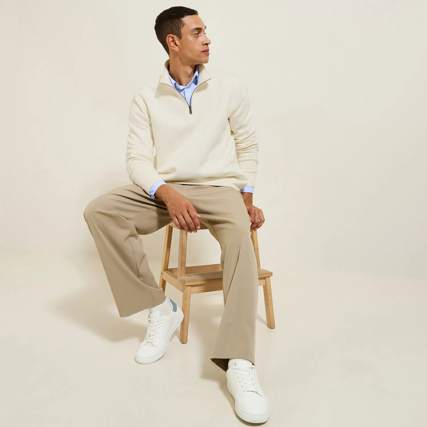 Jules Sweat à col montant zippé- Sweat