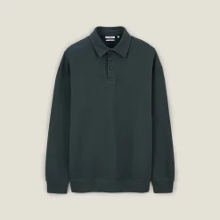 Jules Sweat col polo relax uni- Polo|Sweat