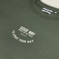 Jules Sweat col rond imprimé devant dos- Sweat