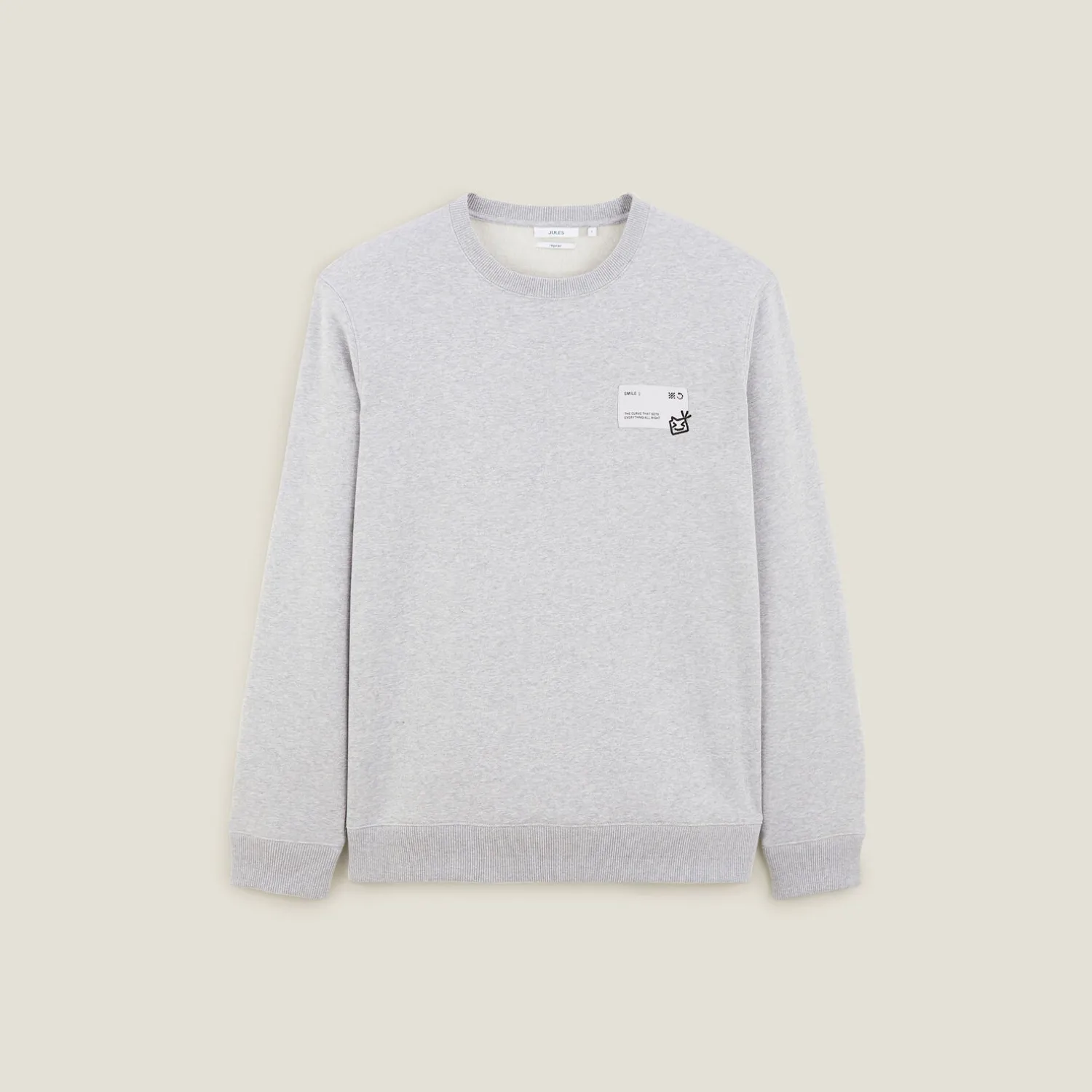 Jules Sweat col rond imprimé devant- Sweat