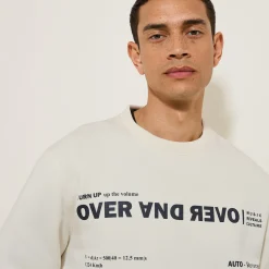 Jules Sweat col rond imprimé devant- Sweat