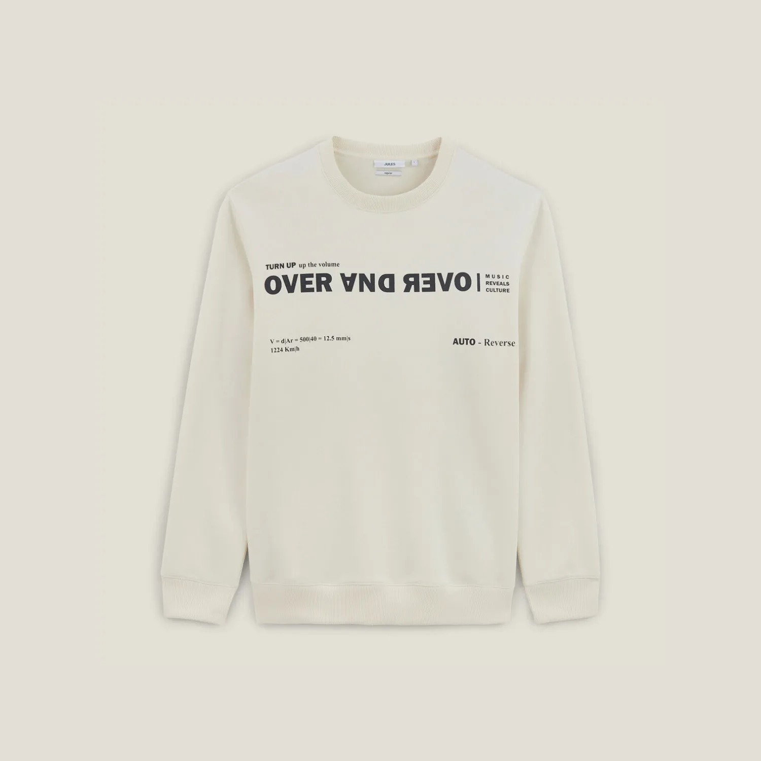 Jules Sweat col rond imprimé devant- Sweat