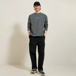 Jules Sweat col rond imprimé devant et dos- Sweat