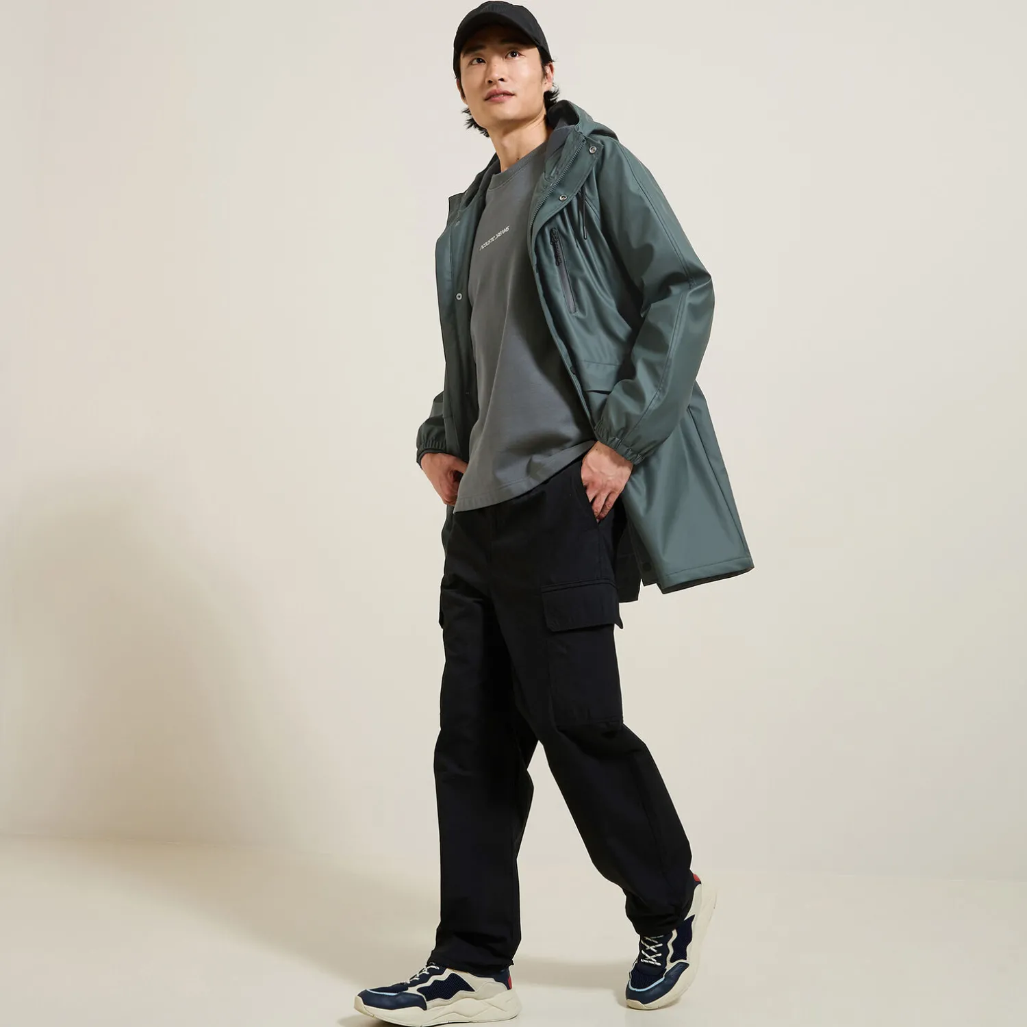 Jules Sweat col rond imprimé devant et dos- Sweat