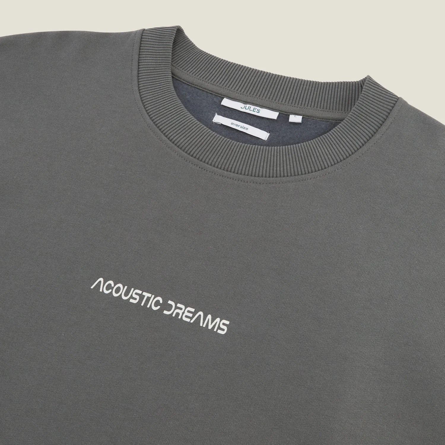 Jules Sweat col rond imprimé devant et dos- Sweat