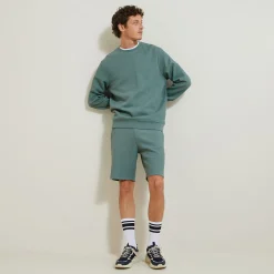 Jules Sweat col rond matière gaufrée- Sweat