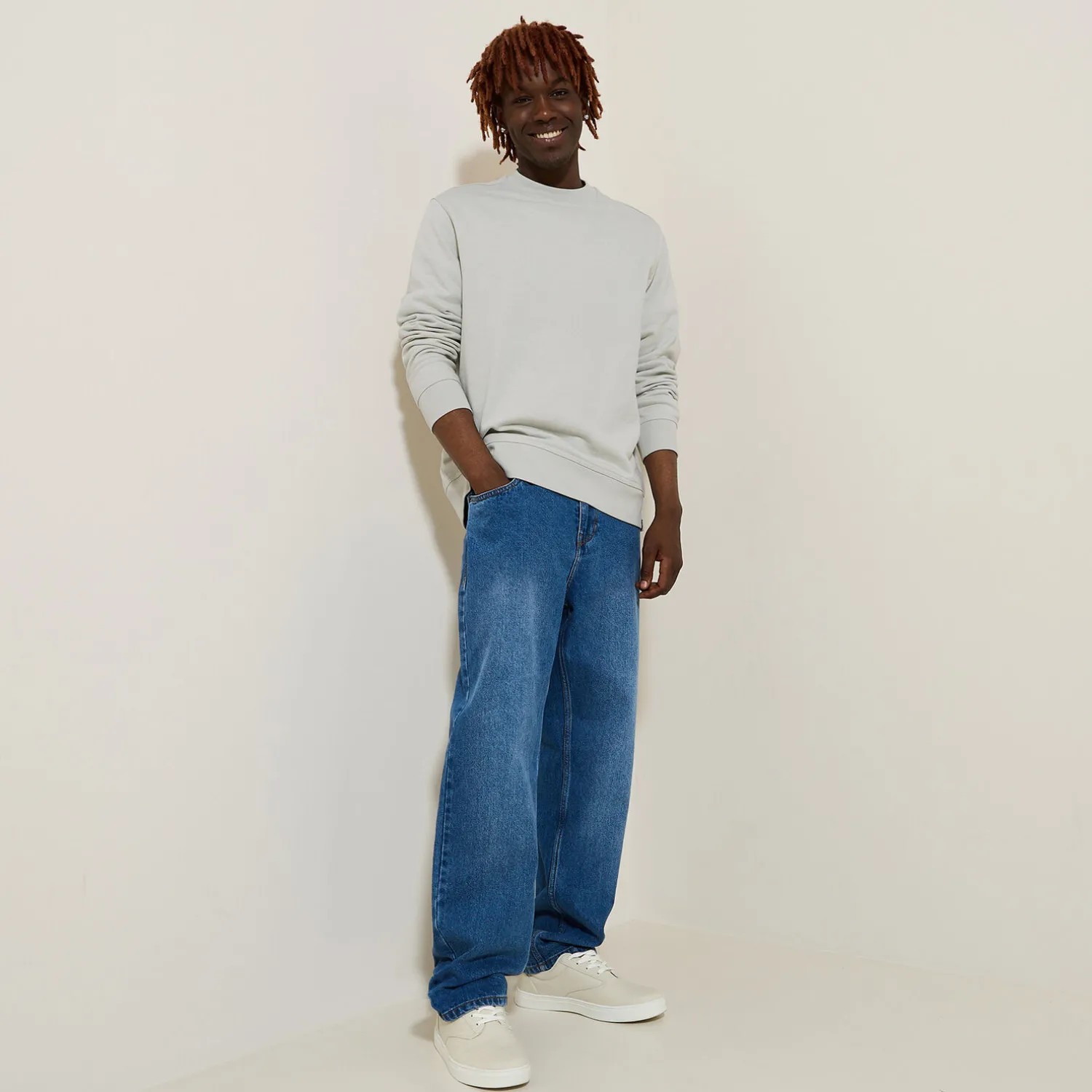 Jules Sweat col rond uni- Sweat