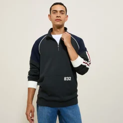 Jules Sweat iconique 832 à col montant zippé- Sweat