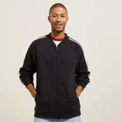 Jules Sweat zippé avec bandes manches- Sweat