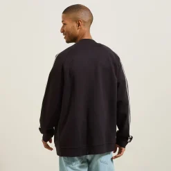 Jules Sweat zippé avec bandes manches- Sweat