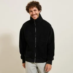 Jules Sweat zippé en sherpa- Sweat