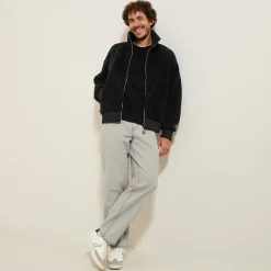 Jules Sweat zippé en sherpa- Sweat