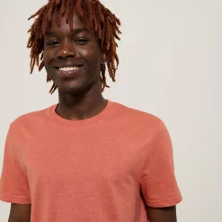 Jules Tee shirt col rond basique en coton- T-shirt