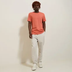 Jules Tee shirt col rond basique en coton- T-shirt