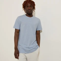 Jules Tee shirt col rond basique en coton- T-shirt