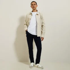 Jules Tee shirt col rond basique en coton- T-shirt