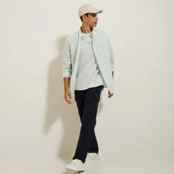 Jules Tee shirt col rond imprimé en coton- T-shirt