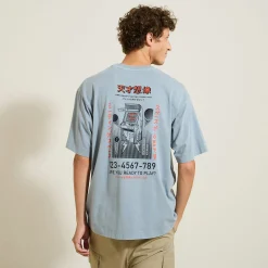 Jules Tee shirt col rond imprimé- T-shirt