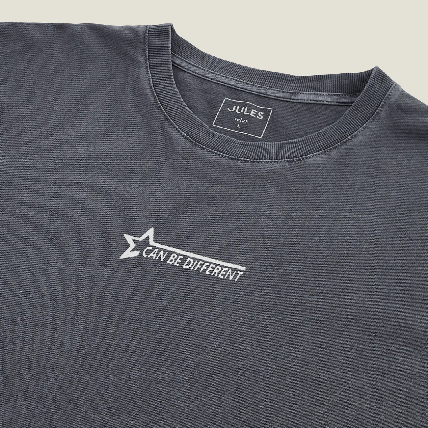 Jules Tee shirt col rond imprimé- T-shirt