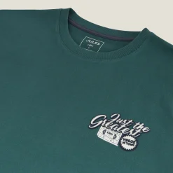 Jules Tee shirt col rond imprimé en coton- T-shirt