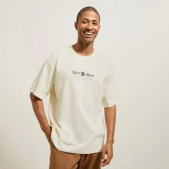 Jules Tee shirt col rond imprimé en coton- T-shirt