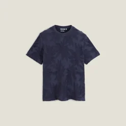 Jules Tee shirt col rond imprimé matière éponge- T-shirt