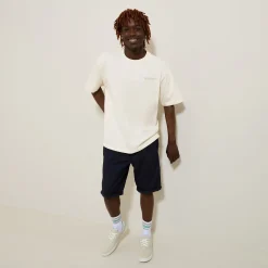 Jules Tee shirt col rond imprimé en coton- T-shirt