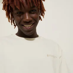 Jules Tee shirt col rond imprimé en coton- T-shirt