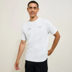 Jules Tee shirt col rond imprimé en coton- T-shirt