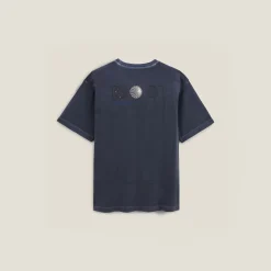 Jules Tee shirt col rond imprimé en coton- T-shirt