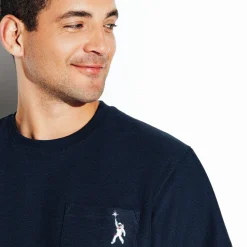 Jules Tee shirt col rond reliéfé- T-shirt