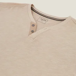 Jules Tee shirt col tunisien manches longues- T-shirt