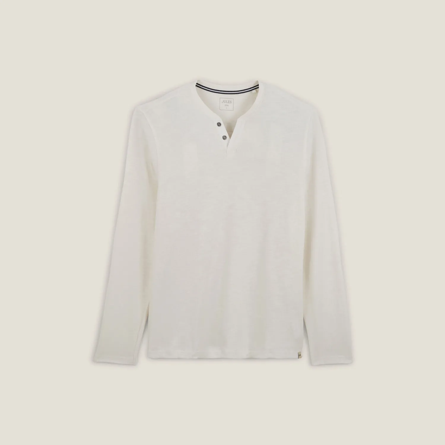 Jules Tee shirt col tunisien manches longues- T-shirt