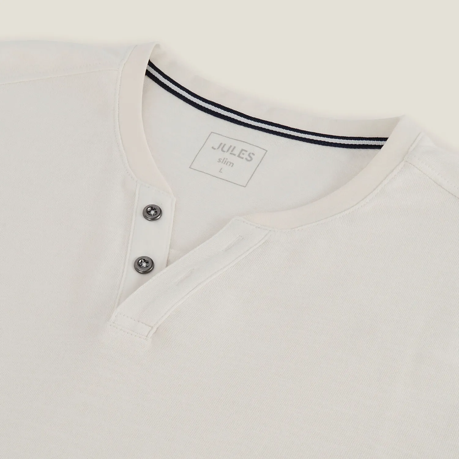 Jules Tee shirt col tunisien manches longues- T-shirt