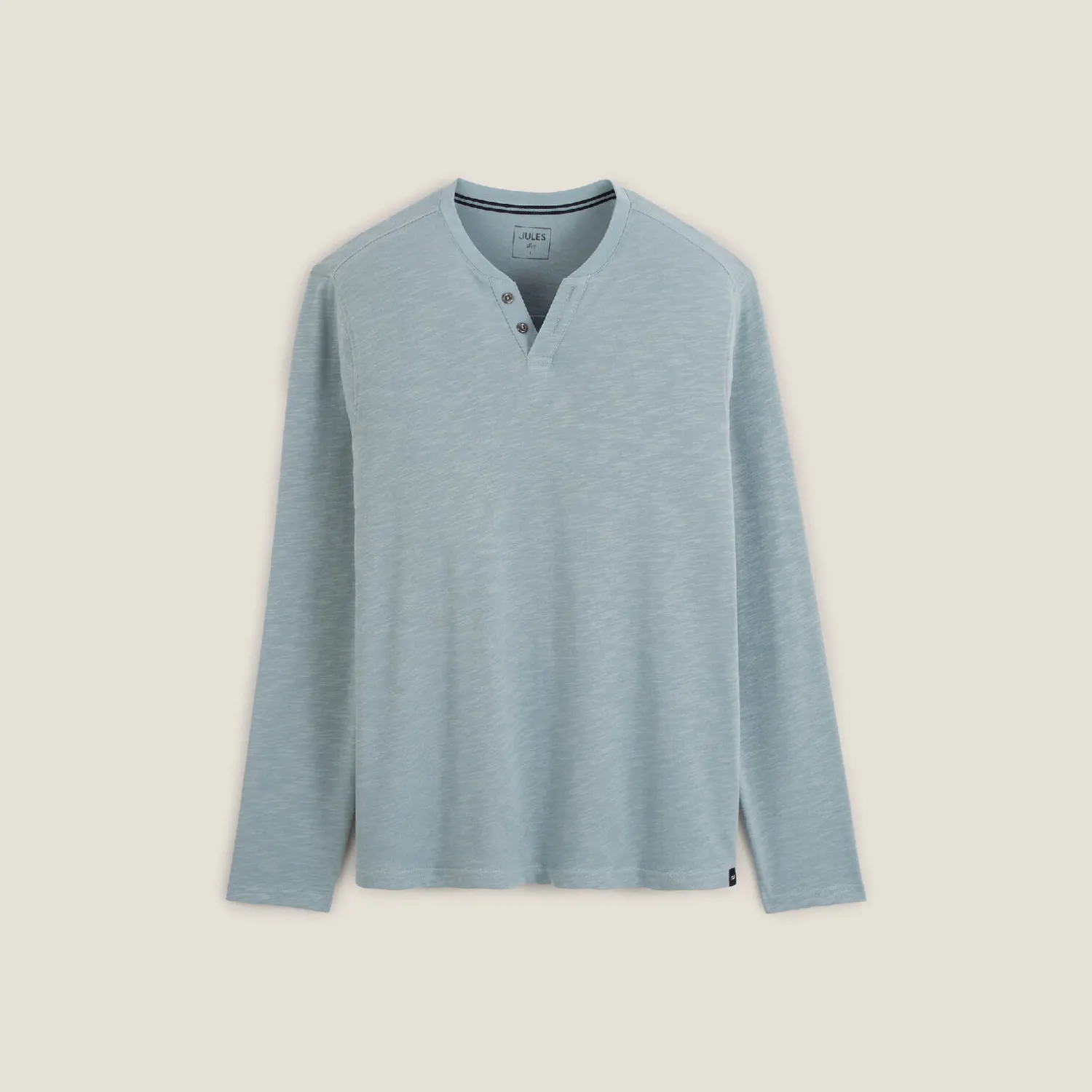 Jules Tee shirt col tunisien manches longues- T-shirt