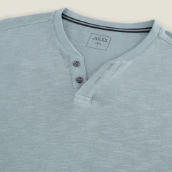 Jules Tee shirt col tunisien manches longues- T-shirt