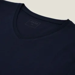 Jules Tee shirt col V en coton- T-shirt