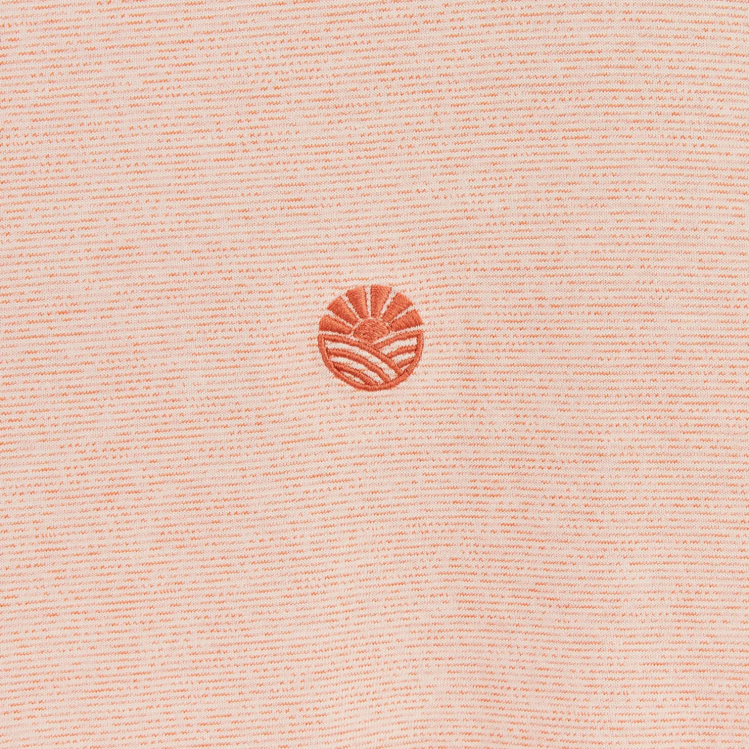 Jules Tee shirt effet microrayé broderie poitrine- T-shirt